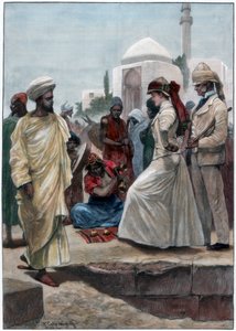 ساحر شارع في الجزائر ، 1895. بواسطة ريتشارد كاتون الثاني وودفيل
