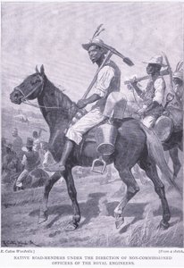 إصلاحات الطرق الأصلية ، من بعد بريتوريا: حرب العصابات التي نشرتها Harmsworth Bros Limited ، 1901 بواسطة ريتشارد كاتون وودفيل