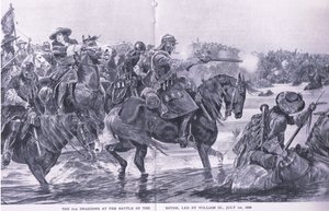 ال معركة بوين 1 يوليو 1690 ، التوضيح من المعارك البريطانية على البر والبحر ، 1915