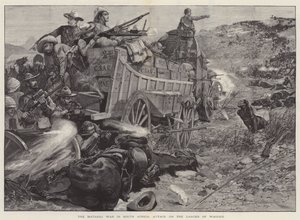حرب ماتابيلي في جنوب أفريقيا ، الهجوم على Laager of Wagons