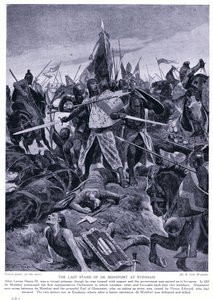 الموقف الأخير من دي مونتفورد في Evesham AD1265 ، 1920 بواسطة Richard Caton Woodville junior
