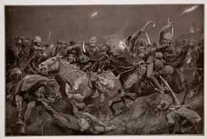 تهمة ليلة من الفرسان ال 19 بالقرب من Lydenberg في 7 نوفمبر 1900 بواسطة ريتشارد كاتون وودفيل جونيور