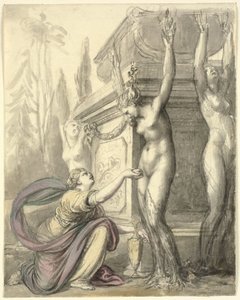 الهليادس عند قبر فايتون (Ovid ، Metamorphoses ، II ، 340-366)