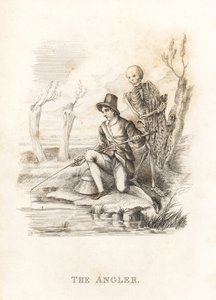 الهيكل العظمي للموت والصياد. ، 1827 (نقش)