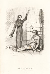 الهيكل العظمي للموت و الأسير. ، 1827 (نقش)