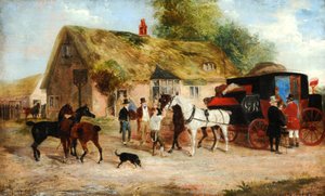 مشهد العربة، حوالي عام 1875 (زيت على قماش) بواسطة ريتشارد دود ويداس