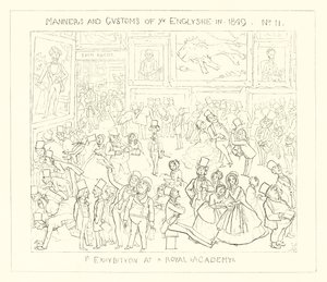 1849 معرض في الأكاديمية الملكية بواسطة ريتشارد دويل