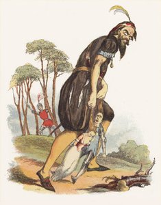 رسم توضيحي لـ Jack The Giant Killer (لون ليثو) بواسطة ريتشارد دويل