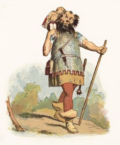رسم توضيحي لـ Jack The Giant Killer (لون ليثو) بواسطة ريتشارد دويل