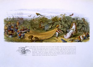 الرسوم التوضيحية من "في Fairyland: سلسلة من الصور من Elf-World" من تأليف William Allingham و Andrew Lang بواسطة ريتشارد دويل
