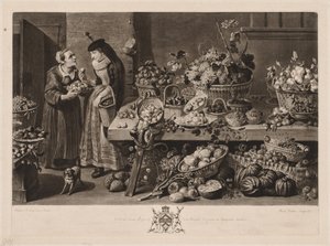 الأسواق الأربعة: سوق الفاكهة ، 1775. بواسطة ريتشارد إيرلوم