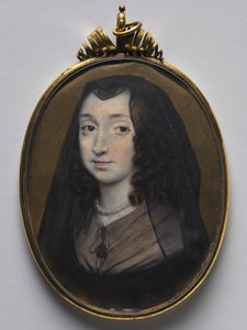 صورة إليزابيث موريسون ، سيدة كابيل هادهام ، ج. 1650.