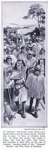 ثورة الفلاحين ، جاك سترو ووات تايلر ، c.1950 بواسطة ريتشارد هنري بروك