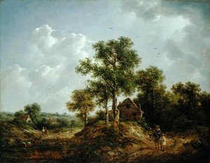بالقرب من Sevenoaks ، كنت (زيت على قماش)
