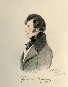 تايرون باور ، 1839. بواسطة ريتشارد جيمس لين