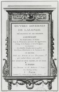 واجهة إلى أعمال مختلفة من قبل Lalonde ، مصمم ومصمم بواسطة ريتشارد لالوند