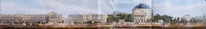 Cambridge Terrace ، الكولوسيوم ومدرسة Clergy Orphan ، تفاصيل من حانة "A Panoramic View around the Regent's Park". بواسطة أكرمان بواسطة ريتشارد موريس