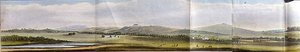 Harrow و Little Primrose Hill و Primrose Hill ، تفاصيل من حانة "A Panoramic View around the Regent's Park". بواسطة أكرمان بواسطة ريتشارد موريس
