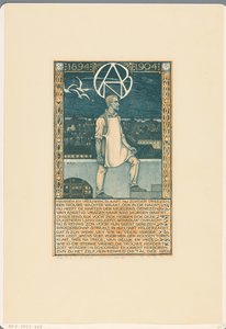 اطبع بمناسبة الذكرى العاشرة لاتحاد عمال الماس الهولندي العام 1904 بواسطة Henriëtte Roland Holst van der Schalk