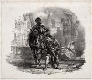 الهروب من قلعة أرجيل بواسطة Richard Parkes Bonington