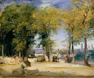 عرض بالقرب من روان ، كاليفورنيا. 1825. بواسطة ريتشارد باركس بونينجتون