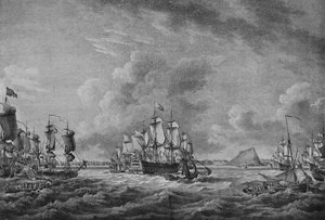 هاو في جبل طارق ، c1785