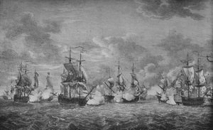 معركة كاب فرانسيس ، c1760