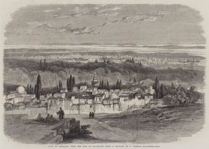 منظر لدمشق من تلة الصالحية