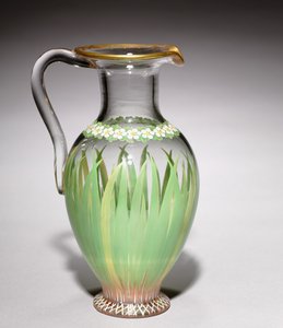 إبريق ، تنفيذ JF Christy ، Stangate Glass Works ، 1847 بواسطة ريتشارد ريدجريف