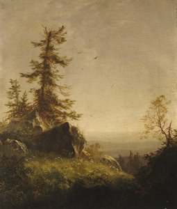 صباح على الجبل ، 1856. بواسطة ريتشارد وليام هوبارد