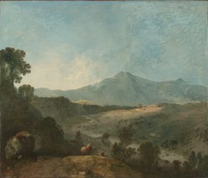 قادر إدريس ، مع نهر موداك ، ج. 1774. بواسطة ريتشارد ويلسون