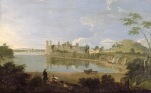 قلعة كارنارفون ، 1745-50 (زيت على قماش) بواسطة ريتشارد ويلسون