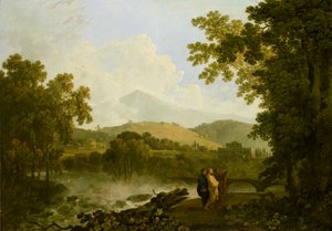 شيشرون وأصدقائه ، أتيكوس وكوينتوس ، في فيلته في أربينوم ، 1769-1770