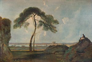 المناظر الطبيعية الإيطالية مع الصنوبر الحجري ، c1756 ، 1938 بواسطة ريتشارد ويلسون