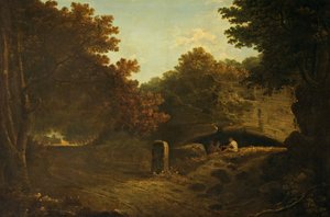 La Riccia ، بالقرب من ألبانو ، إيطاليا 1752-57 (زيت على قماش) بواسطة ريتشارد ويلسون