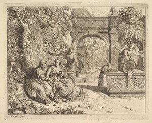Vertumnus و Pomona. بواسطة ريتشارد فان أورلي