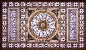تصميم السقف في المكتبة في Osterley House ، مقر Robert Child Esq. بواسطة روبرت آدم