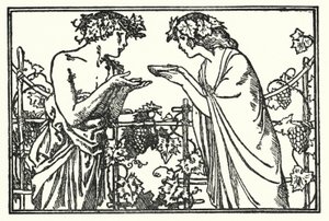 رسم توضيحي لقصائد جون كيتس: Endymion (litho) بواسطة روبرت أنينج بيل