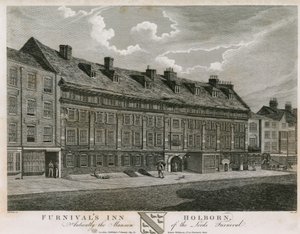 نزل Furnival ، هولبورن ، لندن ، قصر Lords Furnival قديمًا بواسطة روبرت بليميل شنيبيلي