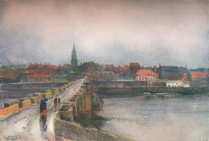 يوم رطب ، جسر بيرويك القديم ، c1877-1906 ، 1906. بواسطة روبرت بوكان نيسبت