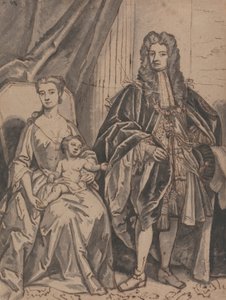 صورة لعائلة تُدعى جون شيفيلد ، دوق باكنغهام ، والعائلة بواسطة Robert Byng