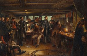 في انتظار الرد ، كاليفورنيا. 1866.