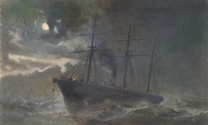 ألباني يطفو على خليج الكابل عام 1865 في ليلة 26 أغسطس 1866 ، 1866.