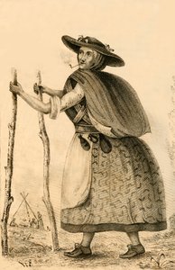 جيني دارني ، شخصية رائعة في كمبرلاند ، 1821. بواسطة روبرت كوبر