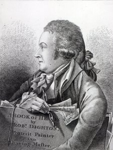 بورتريه ذاتي ، صورة في "كتاب الرؤوس" ، 1795 بواسطة روبرت دايتون