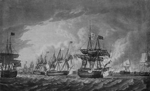 قبل المجيد الأول من يونيو ، c1795 بواسطة روبرت دود