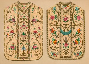 مطرز Chasubles بواسطة Luigi & Ersilia Martini ، 1893. بواسطة روبرت دادلي