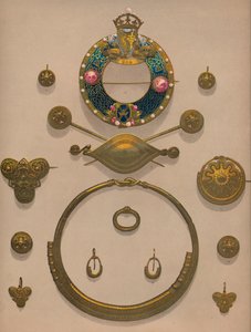 الحلي الذهبية والبروش ، 1863. بواسطة روبرت دادلي
