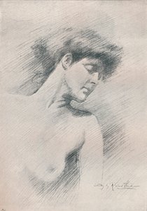 دراسة الإناث ، c1895 ، 1897 بواسطة روبرت فاولر