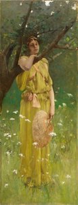 Reverie ، حوالي 1883-1884 (زيت على قماش) بواسطة روبرت فريدريك بلوم